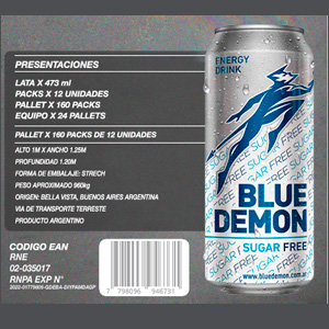 Energizante Sugar Free 473 cc.